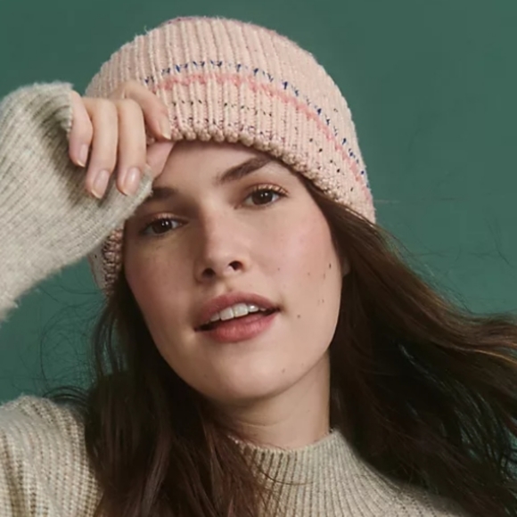 Anthropologie Sherbert Striped Beanie - Picture 4 of 7